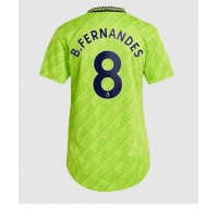 Manchester United Bruno Fernandes #8 Fotballklær Tredjedrakt Dame 2022-23 Kortermet